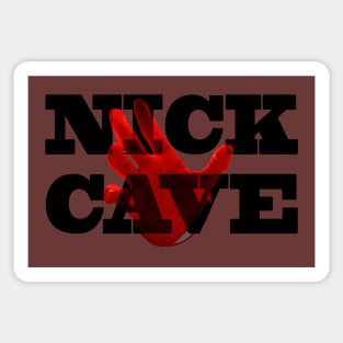 Nick Cave Red Right Hand Sticker